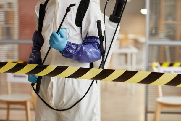 Professional Blood Cleanup technician working in Yaphank, NY